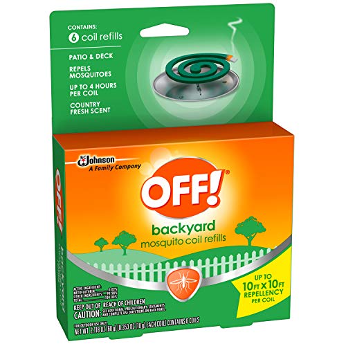 Off! Country Fresh Scent Mosquito Coil III Refills, 6 refills (Pack of 4)