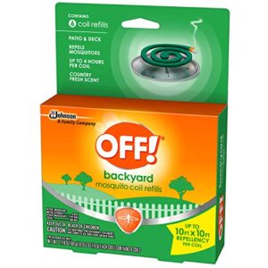 Off! Country Fresh Scent Mosquito Coil III Refills, 6 refills (Pack of 4)