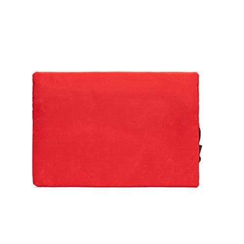 Jipemtra Red Emergency Bag First Aid Bag Small Empty Travel Rescue Bag Pouch First Responder Storage Medicine Pocket Bag for Car Home Office Kitchen Sport Ourdoors Bag Only (6.3x4.3")