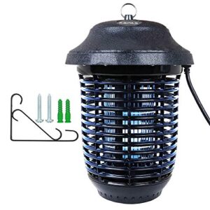 electric insect bug zapper, new upgrade with free hanger kapas 40w outdoor bug killer lantern for mosquitoes, flies, gnats, pests & other insects, 1 acre coverage