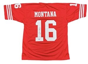 joe montana san fransico 49ers signed autograph custom jersey tristar authentic certified