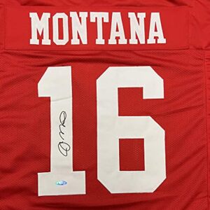 Joe Montana San Fransico 49ers Signed Autograph Custom Jersey Tristar Authentic Certified