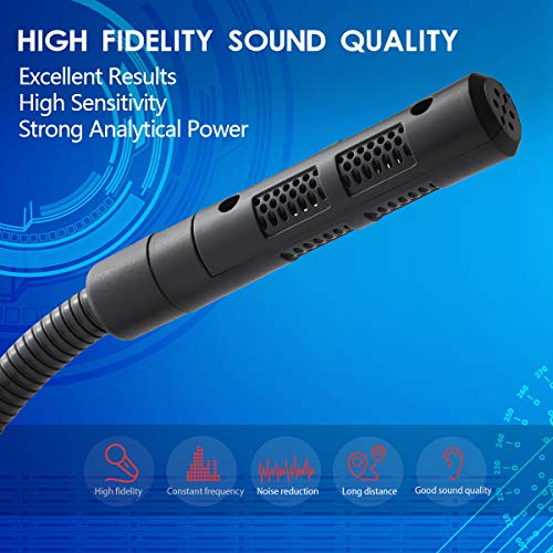 SGYD USB Microphone, PC Microphone with LED Indicator, Meeting MIC Speech Condenser Microphone for Computer/Laptop/Desktop/Windows/Mac, Record and Chat for YouTube, Sk,Podcasting,Gaming, Black