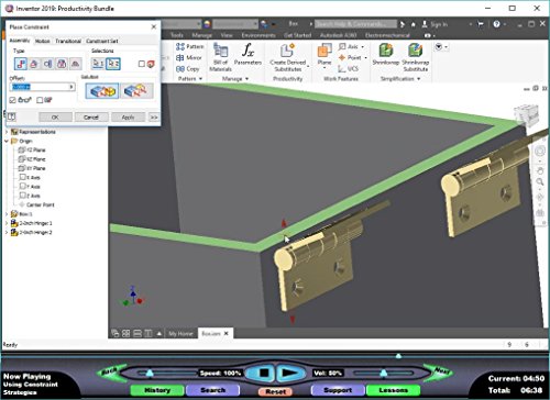 Autodesk Inventor 2019: Assemblies and Advanced Concepts – Video Training Course