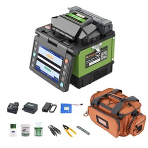 Optical Fiber Welder Machine KomShine GX39 Fusion Splicer and Plam Mini SM OTDR QX55 1310/1550nm 32/30dB with 10mw VFL, Power Meter, SM Light Source