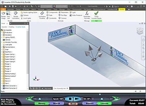Autodesk Inventor 2019: Inventor Studio Made Simple – Video Training Course