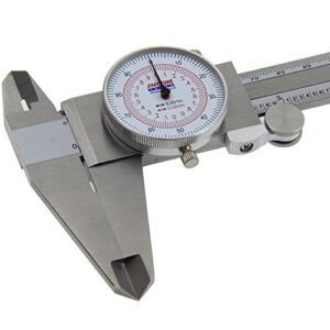 Anytime Tools Dial Caliper 12" / 300mm Metric/INCH SAE Standard MM Dual Hand Reading Scale