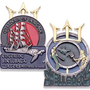 Shellback Challenge Coin - Unreal Military Shellbacks Coin - Designed by Military Veterans