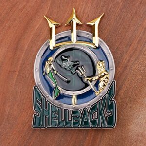 Shellback Challenge Coin - Unreal Military Shellbacks Coin - Designed by Military Veterans