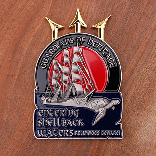 Shellback Challenge Coin - Unreal Military Shellbacks Coin - Designed by Military Veterans