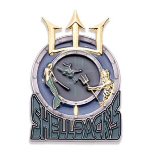 Shellback Challenge Coin - Unreal Military Shellbacks Coin - Designed by Military Veterans