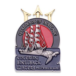 Shellback Challenge Coin - Unreal Military Shellbacks Coin - Designed by Military Veterans