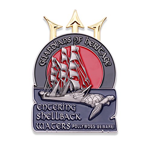 Shellback Challenge Coin - Unreal Military Shellbacks Coin - Designed by Military Veterans