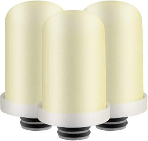 geekpure replacement filter set for advanced tf-3 faucet water filteration (pack of 3)