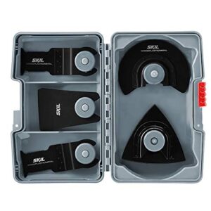 skil 18 piece oscillating multi tool accessory set – osa8001