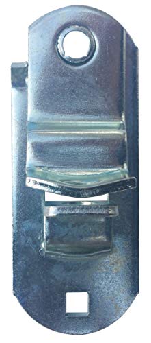 JQuad Trailer Door & Ramp Locking Hasp -4" Mounting- Cam Lock Latch Keeper -Zinc- Made in The USA