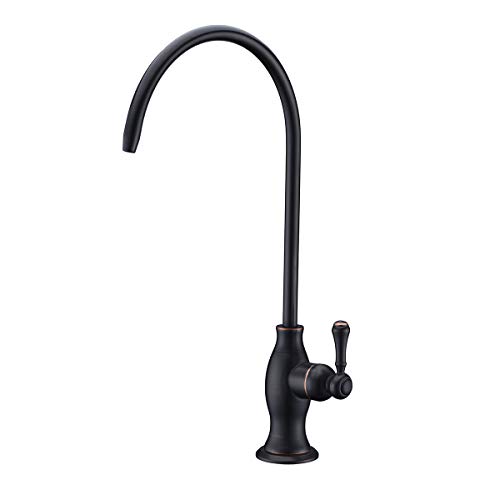 Drinking Water Purifier Faucet, Delle Rosa Water Faucet, Commercial Water Filtration Faucet for Under Sink Water Filter System Oil Rubbed Bronze Kitchen Bar Sink Drinking Water Faucet