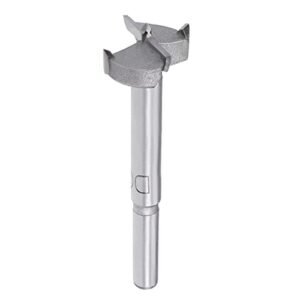uxcell forstner drill bits 24mm, tungsten carbide wood hole saw auger opener, woodworking hinge hole drilling boring bit cutter (gray)