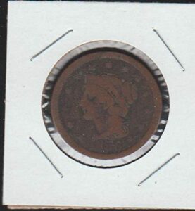 1856 matron head modified (1835-1839) and braided hair (1837-1857) penny very good