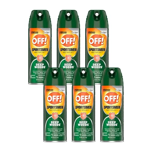 Off! Deep Woods Sportsman Insect Repellent, 6 Ounce. (Pack of 6)