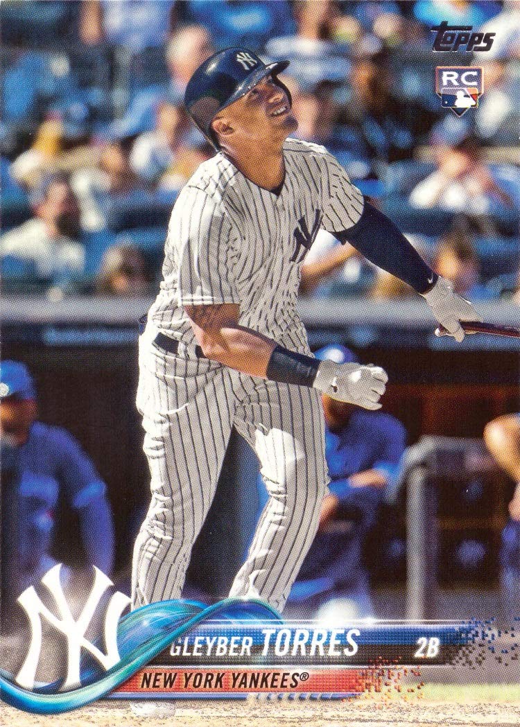 2018 Topps Baseball #699 Gleyber Torres Rookie Card - His Official Topps Rookie Card