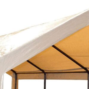 Impact Canopy Replacement Top for 10X20 Carport Canopy, Tan - Top Only