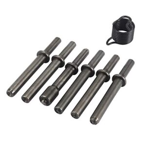 anndason 7 pcs great heavy duty smoothing pneumatic air rivet hammer tools kit