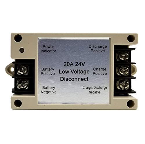 Low Voltage Disconnect LVD Module 20 Amp 24V Protect Prolong Battery Life Support Lead Acid Battery Solar Saver