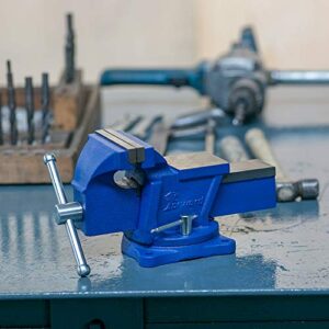 Forward 0804 4-Inch Bench Vise with Swivel Base and Anvil (4")