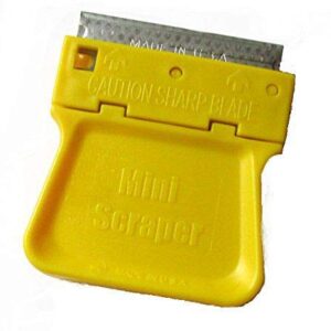 2 Original Mini scraper with Metal Blade Carded U.S. Made Razor Scraper