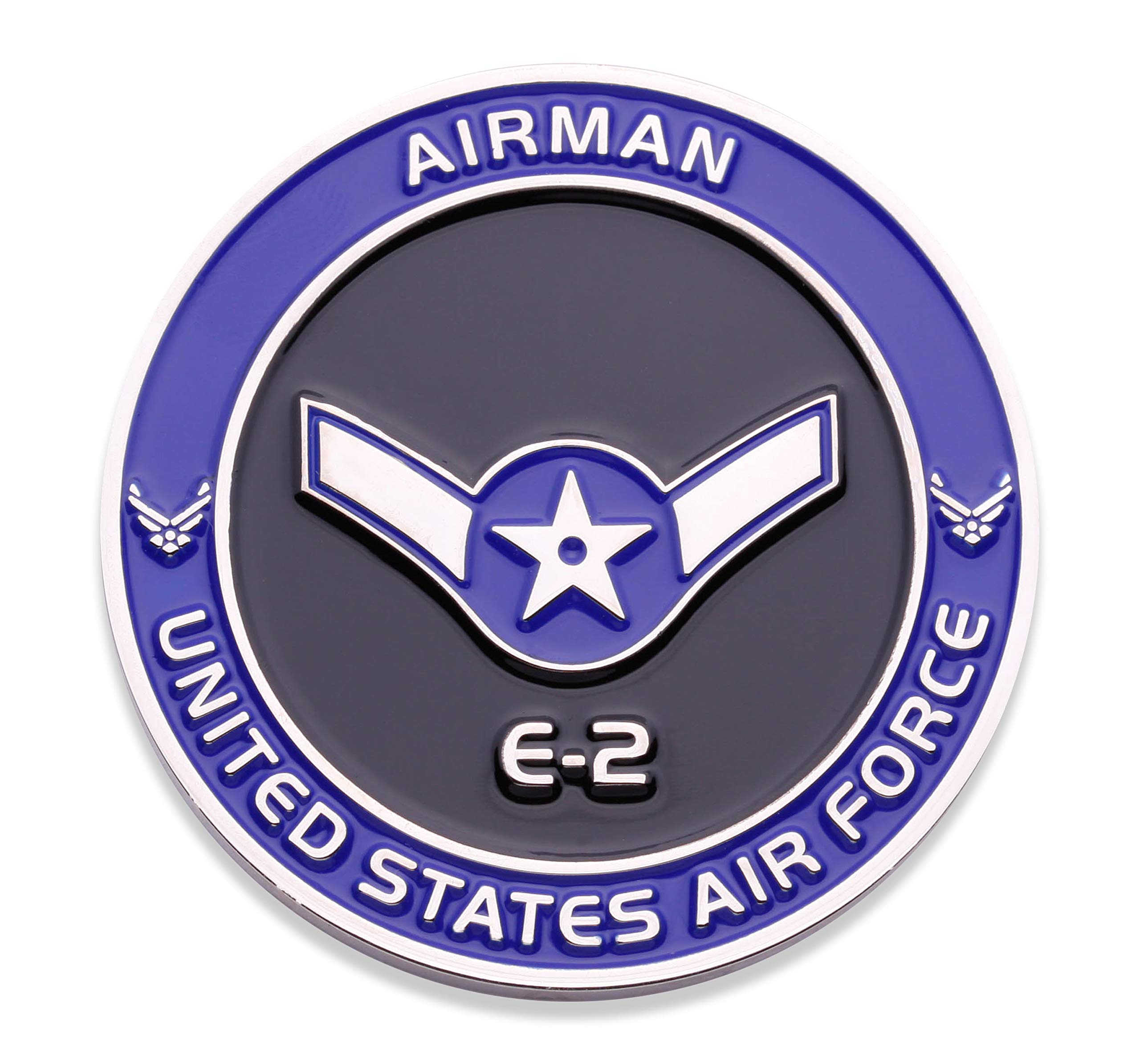 Air Force Airman E2 Challenge Coin United States Air Force Airman Rank