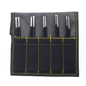 Toolso Stone Carving Tool 10pcs High-Carbon Steel Carving Chisels/Knives Kits