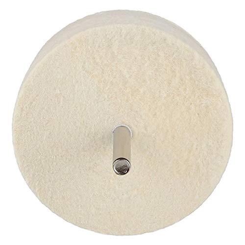 75 mm Felt Polishing Buffing Wheel, 3 inch Wool Polishing Wheel for use with Cerium Oxide Polishing Powder By STARVAST