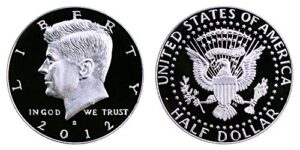 2012 s silver proof kennedy half dollar pf1