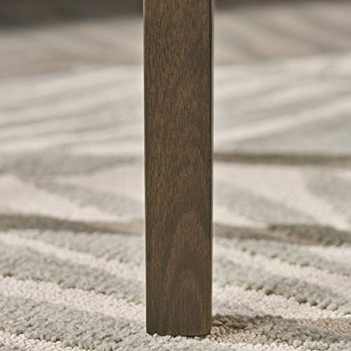 Christopher Knight Home Parker Outdoor 16" Acacia Wood Side Table, Gray Finish