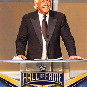 2018 Topps Heritage WWE Ric Flair Hall of Fame Tribute Part 3#28 Ric Flair Is Inducted into the WWE Hall of Fame Wrestl