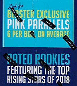 2018 Donruss OPTIC Baseball Series Unopened Blaster Box of Packs including 6 EXCLUSIVE Pink Parallel Cards plus Chance for Shohei Otani Rookies, Autographs and more