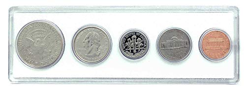 2000-5 Coin Birth Year Set in American Flag Holder Uncirculated