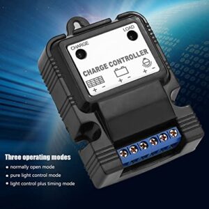 Solar Charge Controller, PWM 6V/12V 3A Portable Solar Panel Charger Energy Controller Regulator Battery Regulator with LED Indicator 3 Operating Modes