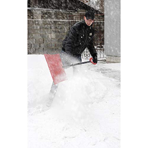 Bigfoot Value 18" Snow Shovel - Metal Handle Black