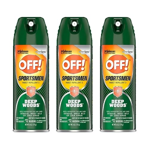 OFF! Deep Woods Sportsmen Insect Repellent II, 6 oz (Pack of 3)