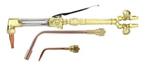 heavy duty oxy-fuel torch replacement for victor with check valves + cutting tip + welding tip + heating tip (acetylene)