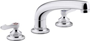 kohler 1.5 gpm kitchen sink faucet with 8-3/16" swing spout, aerated flow and lever handles