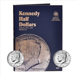 2021 p, d kennedy half dollar with whitman kennedy half 3 book set 1964-2021 uncirculated