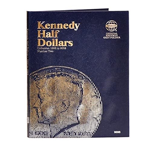 2021 P, D Kennedy Half Dollar with Whitman Kennedy Half 3 Book Set 1964-2021 Uncirculated