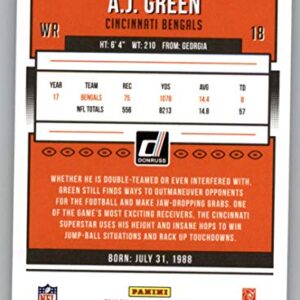 2018 Donruss Football #56 A.J. Green Cincinnati Bengals Official NFL Trading Card