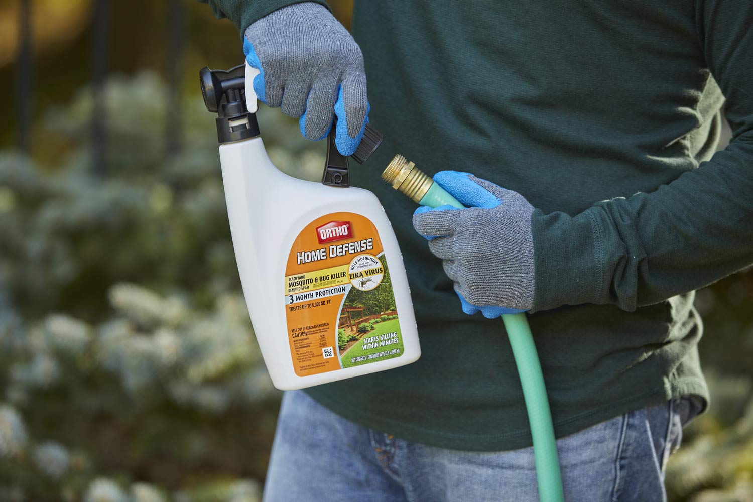 Ortho Home Defense Backyard Mosquito and Bug Killer Ready-To-Spray For Insects, 32 oz.