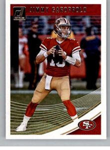 2018 donruss football #249 jimmy garoppolo san francisco 49ers official nfl trading card