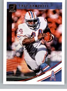 2018 donruss football #275 earl campbell houston oilers official nfl trading card