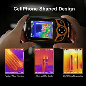 220 x 160 Thermal Imaging Camera, Pocket-Sized Infrared Camera with Real-Time Thermal Image, Mini IR Thermal Imager, Hti-Xintai HT-A1